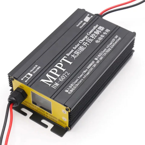 MPPT Solar Boost Controller 600W BM6072 For Household Use 24V 36V 48V 60V 72V Battery System Solar Panel 12-50V Input