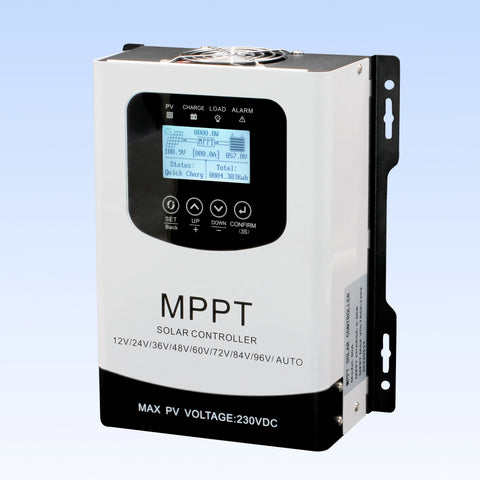 Auto MPPT Solar Charge Controller With 12v-72v 30A-100A 230V RS485 Remote Control 80A 100A PV For 60v 48v 24v 12v Solar Systems