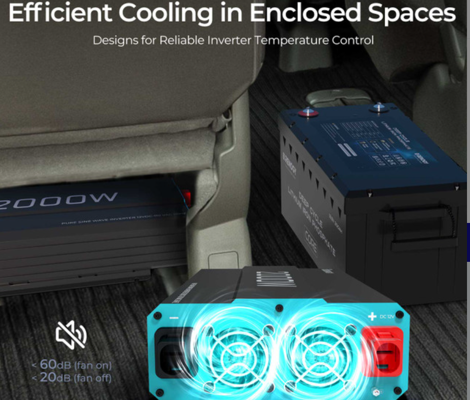 2000W 12V Pure Sine Wave Inverter (New Edition)