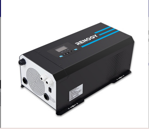 2000W 12V Pure Sine Wave Inverter Charger w/ LCD Display